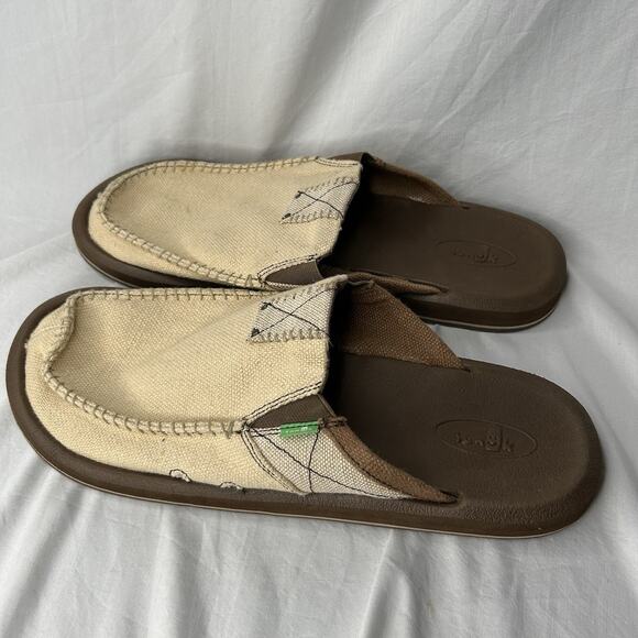 Sanuk Other - Sanuk Loafer Men's Size 13 You Got My Back III 1108390 Tan Lightly Used
